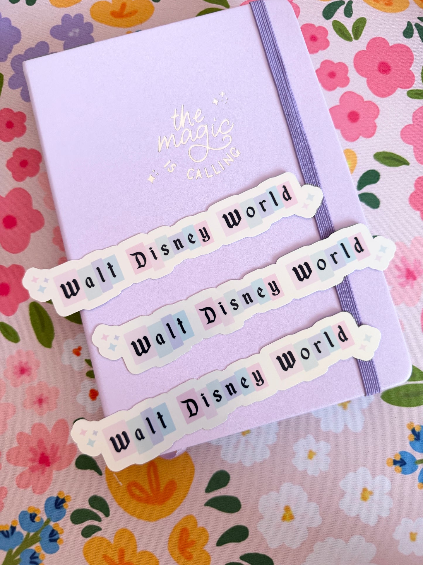 Magical World Sign Holographic Sticker