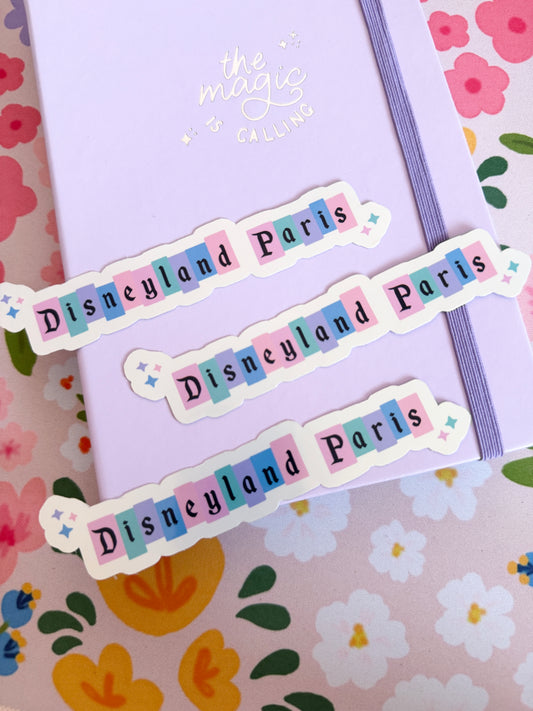 Magical Dream Land Sign Holographic Sticker