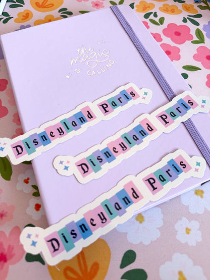 Magical Dream Land Sign Holographic Sticker