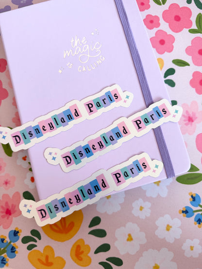 Magical Dream Land Sign Holographic Sticker