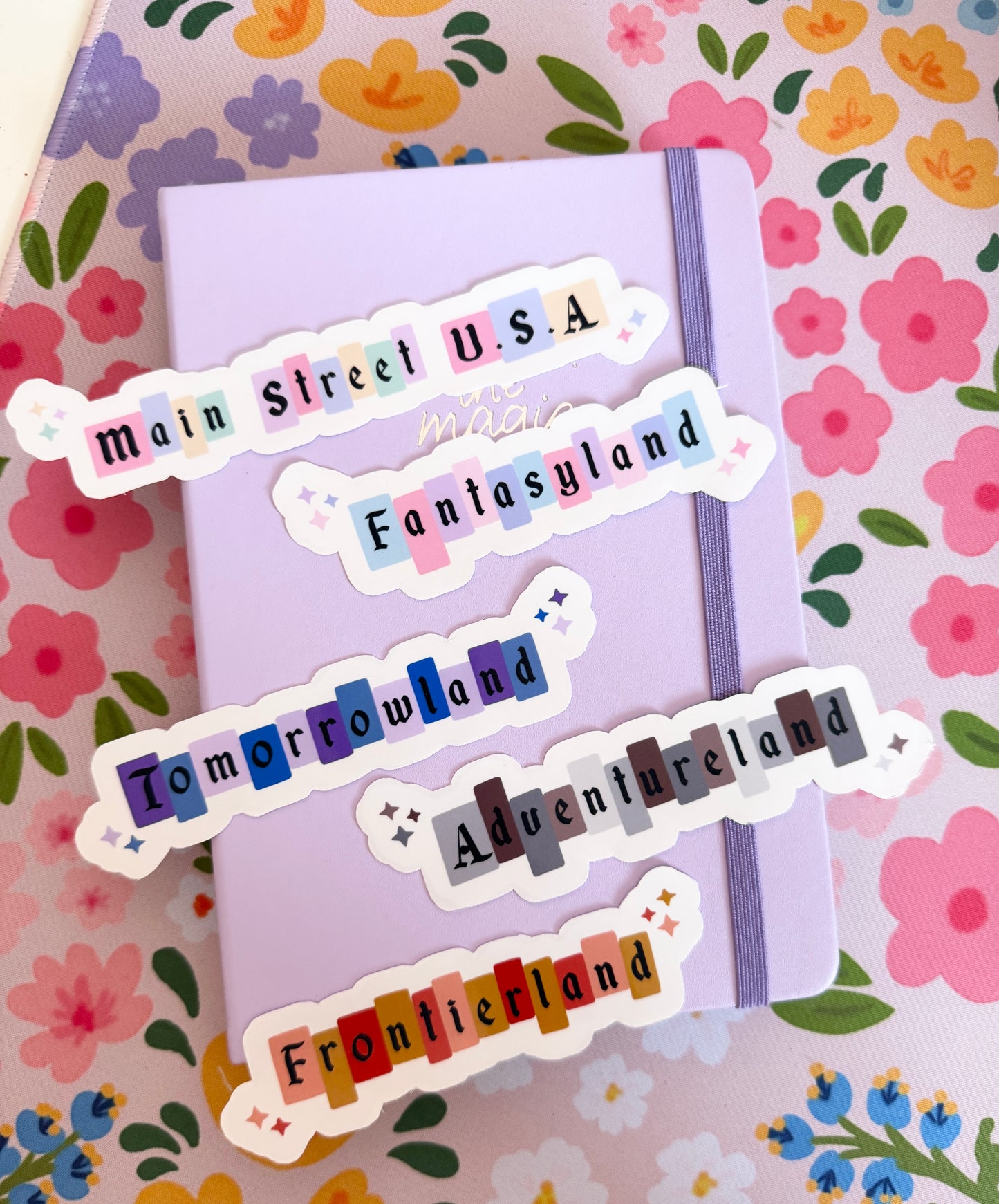 Magical Land Signs Clear Sticker Pack