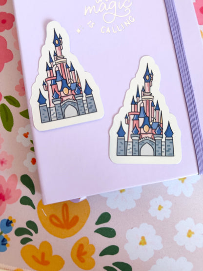 Magical Dream Castle Holographic Sticker