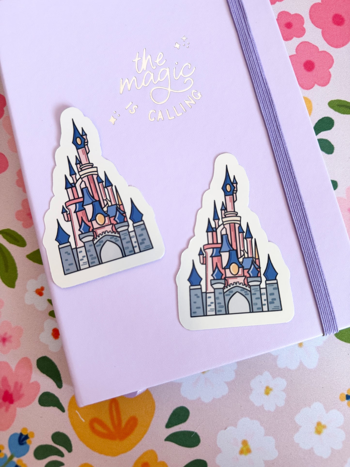 Magical Dream Castle Holographic Sticker