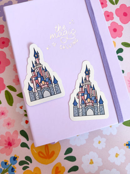 Magical Dream Castle Holographic Sticker