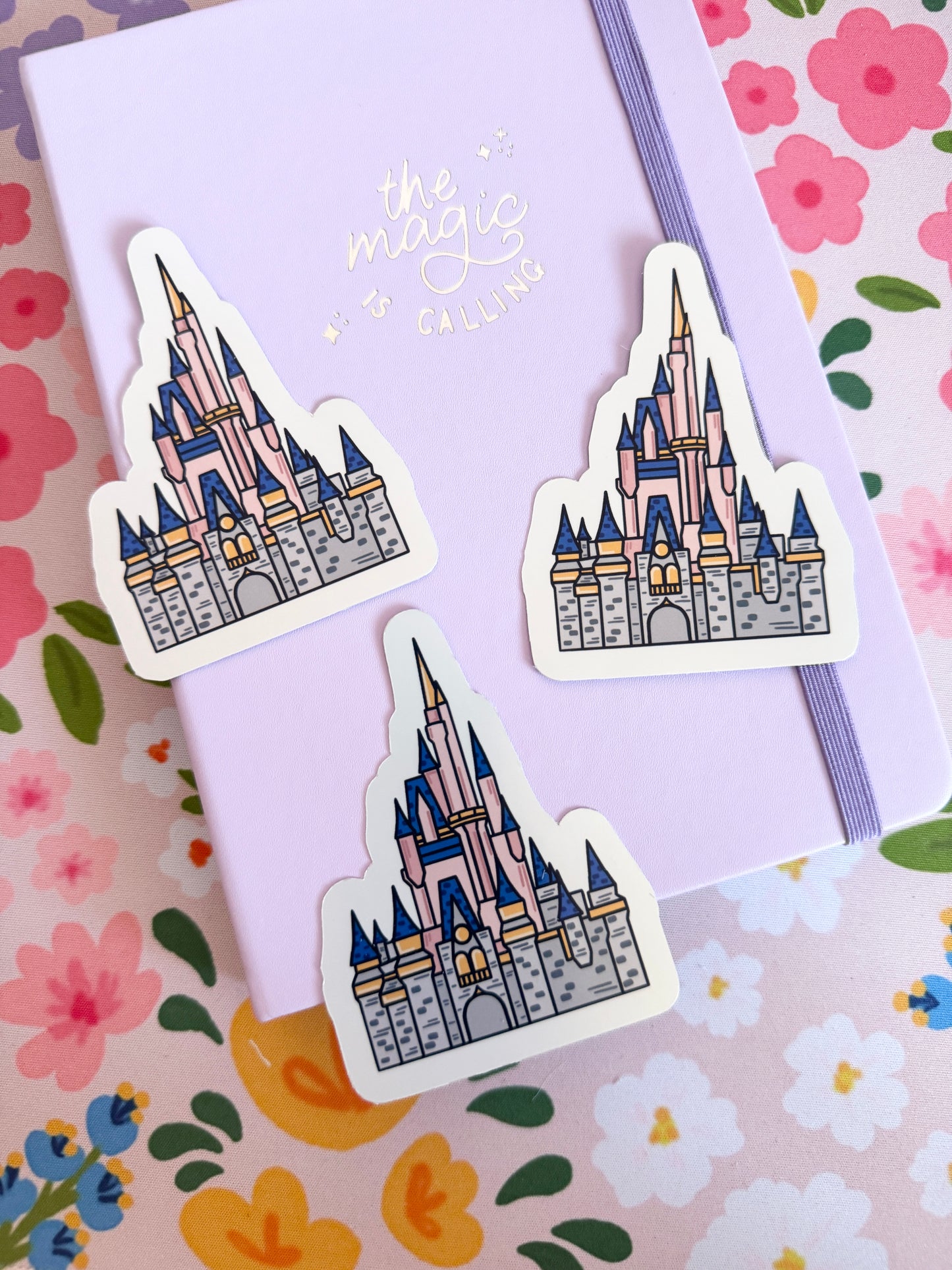 Magical World Castle Holographic Sticker