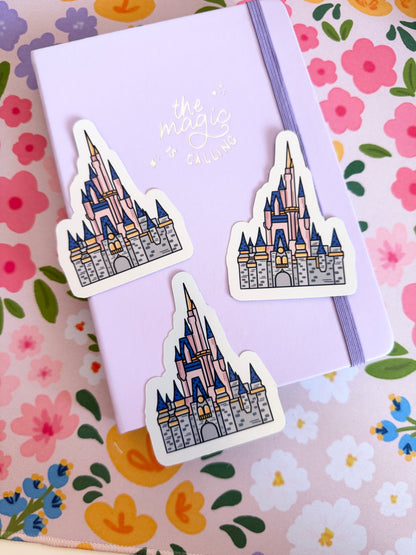 Magical World Castle Holographic Sticker