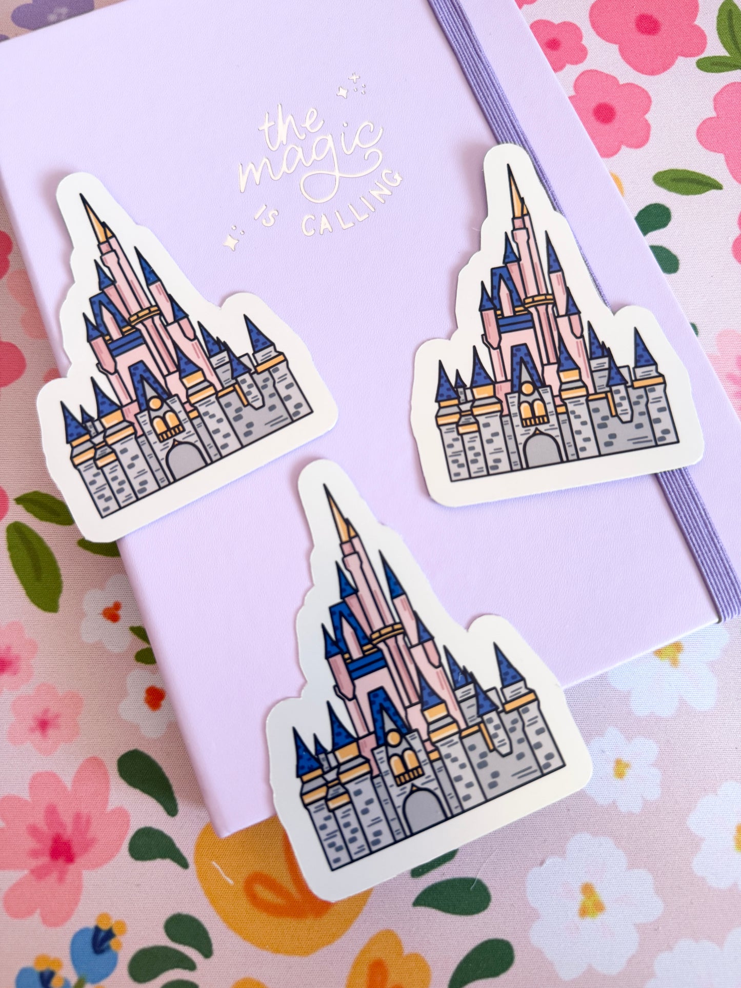 Magical World Castle Holographic Sticker