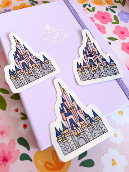 Magical World Castle Holographic Sticker