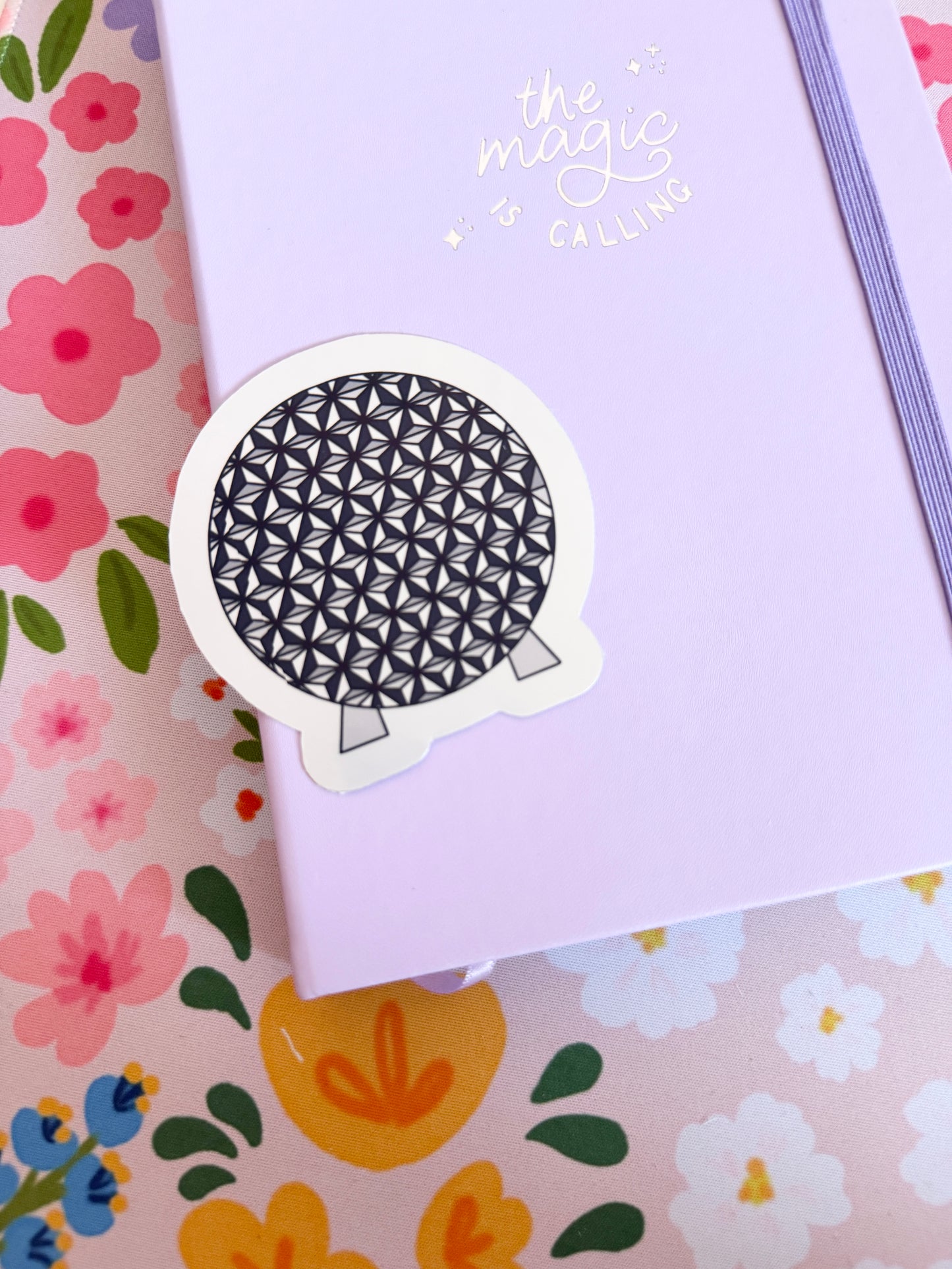 Spaceship Earth Holographic Sticker