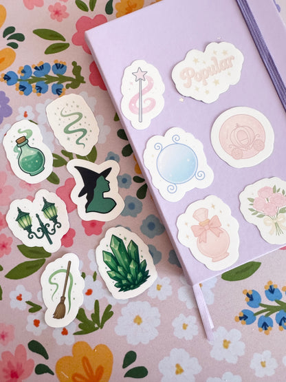 The Emerald City Clear Sticker Pack