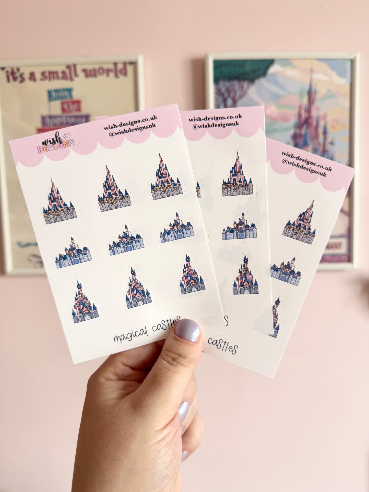 Magical Castles Vinyl Sticker Sheet
