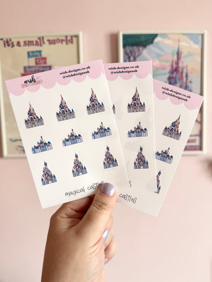 Magical Castles Vinyl Sticker Sheet