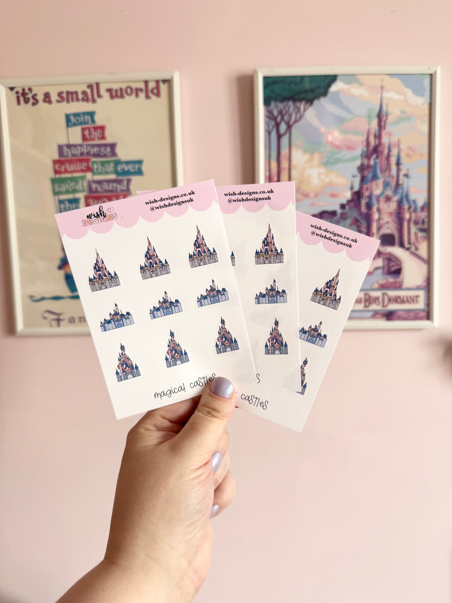 Magical Castles Vinyl Sticker Sheet