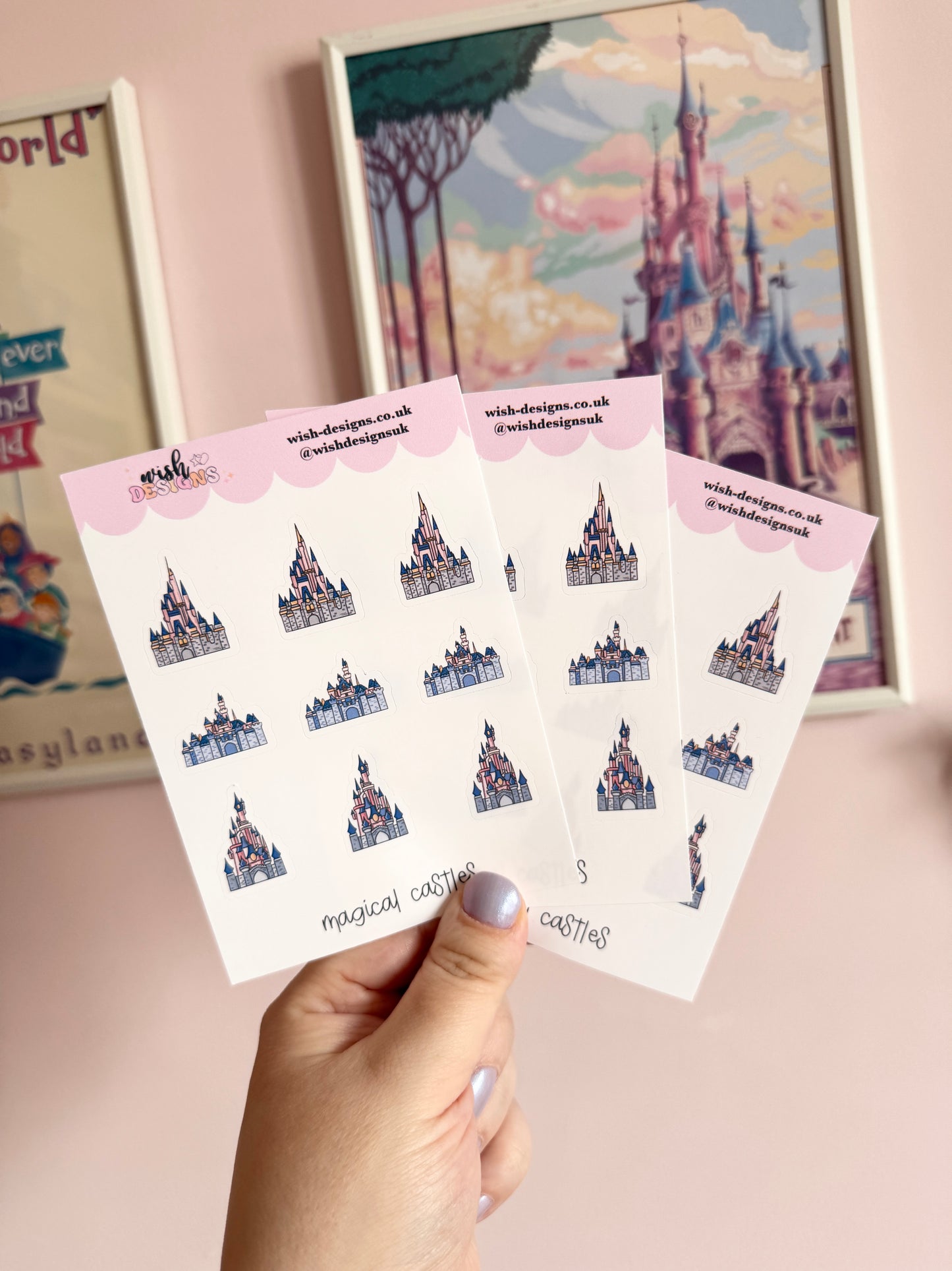 Magical Castles Vinyl Sticker Sheet