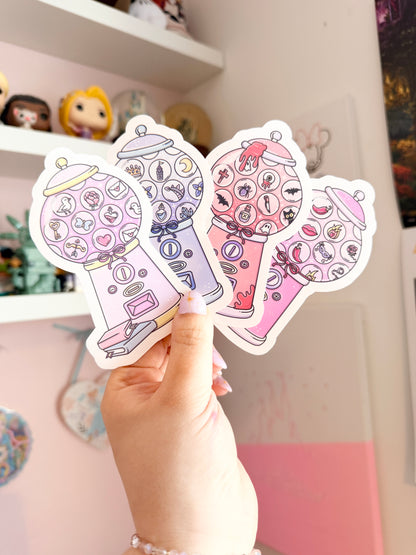 Smut Bookish Gumball Machine Vinyl Sticker