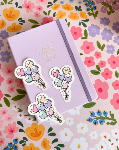 Magical Balloons Clear Sticker