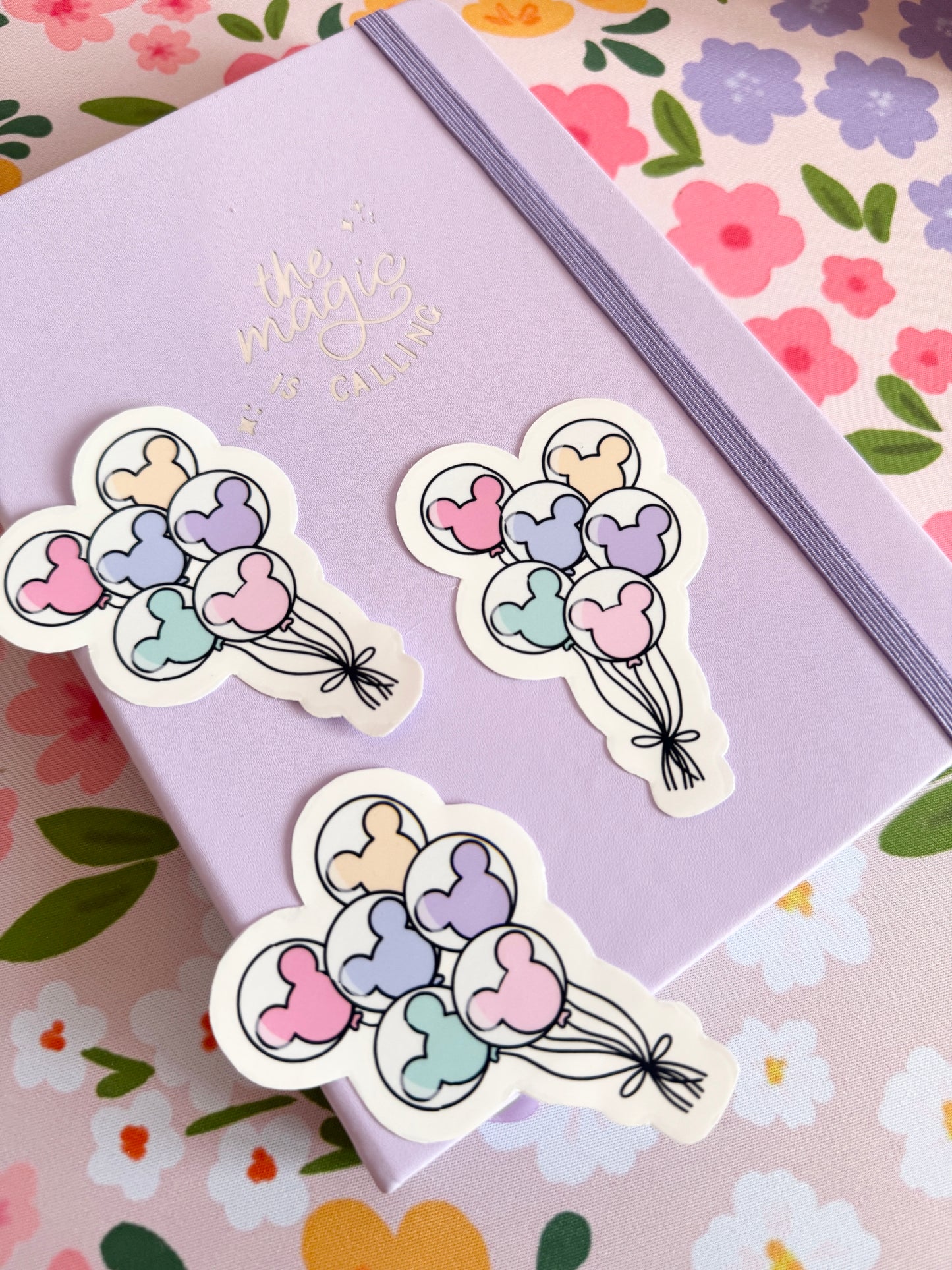 Magical Balloons Clear Sticker