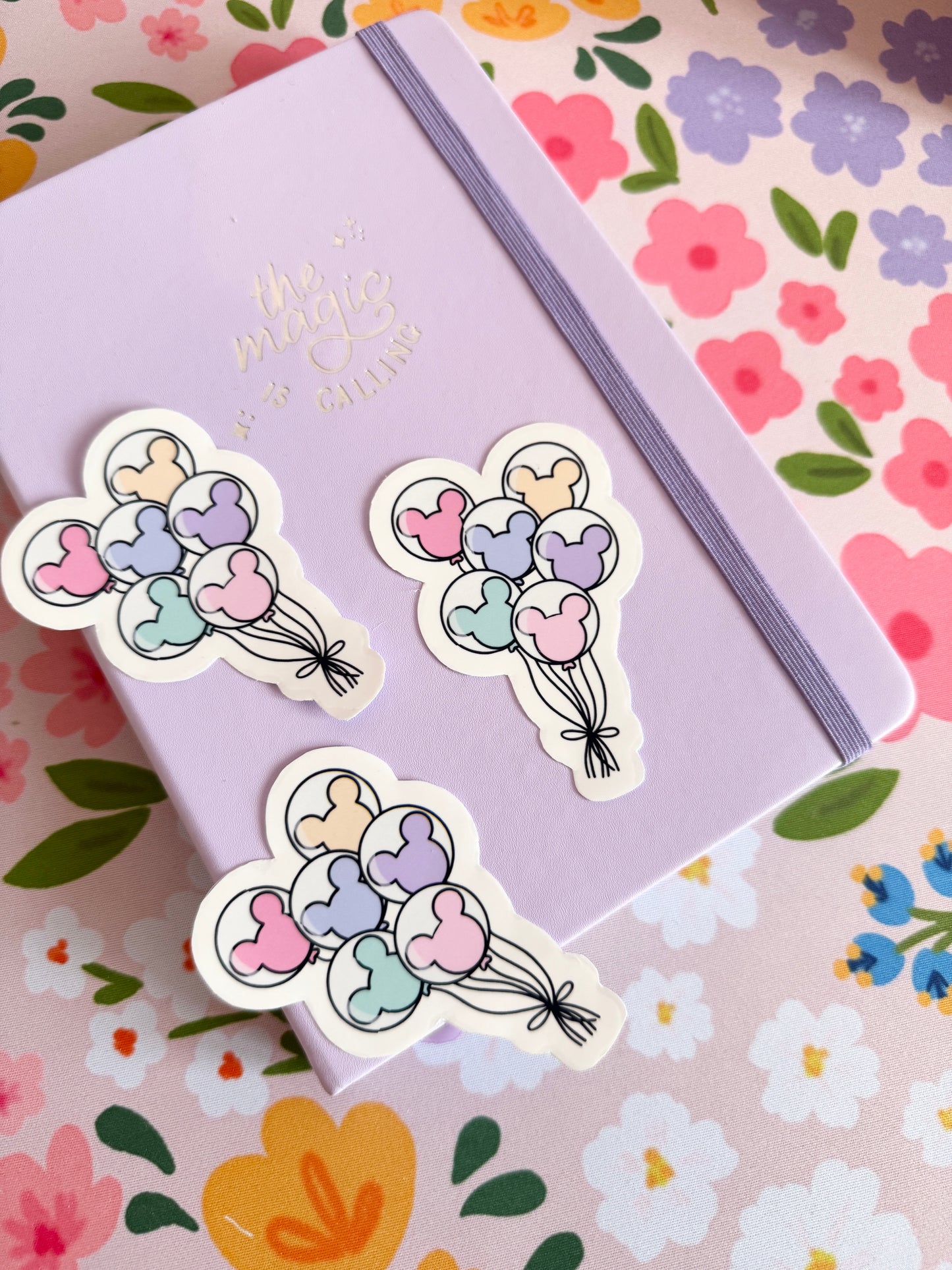 Magical Balloons Clear Sticker