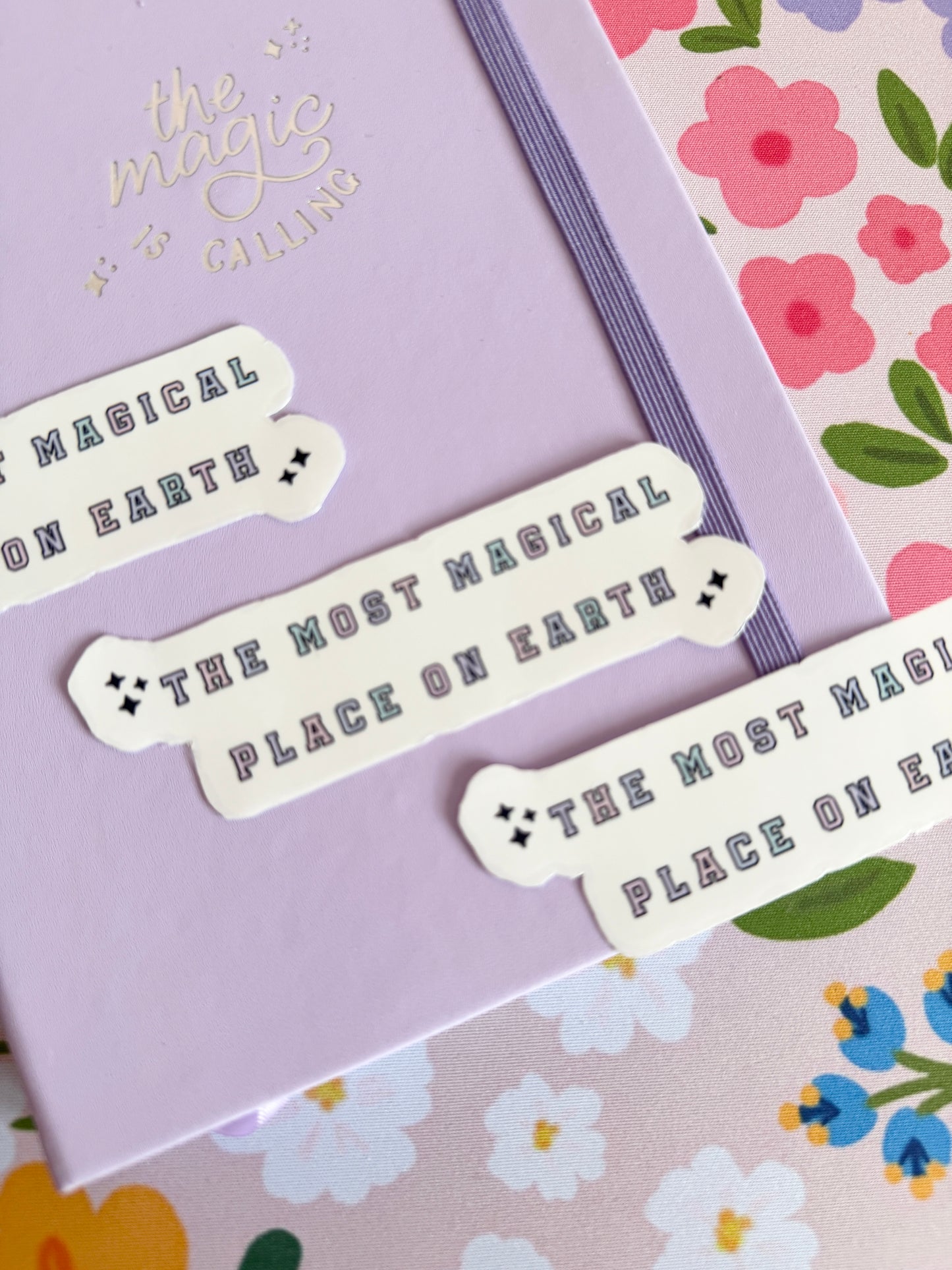 'The Most Magical Place on Earth' Clear Sticker