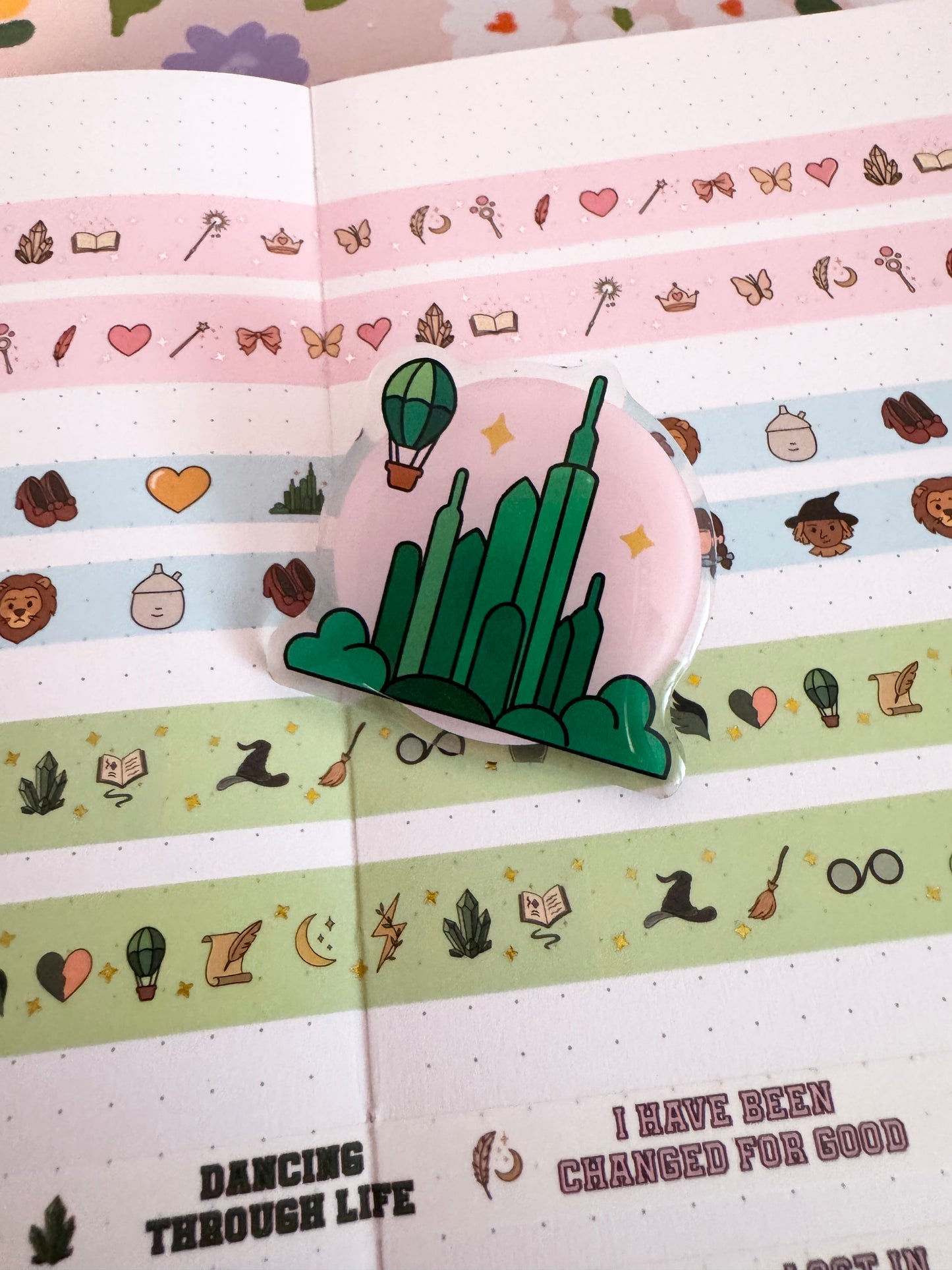 Emerald City Acrylic Pin