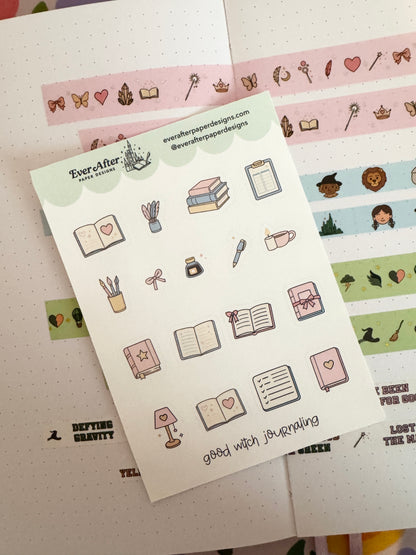 Good Witch Journaling Sticker Sheet