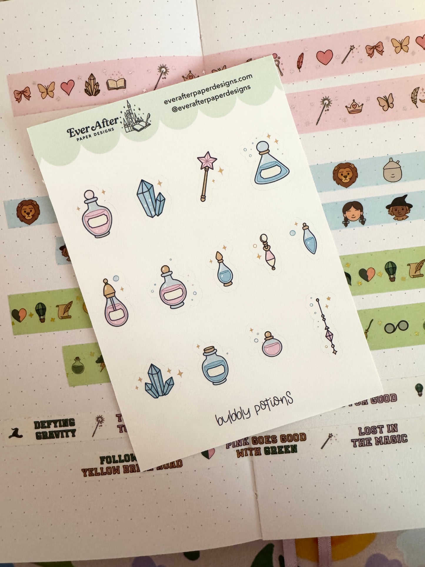 Bubbly Potions Sticker Sheet