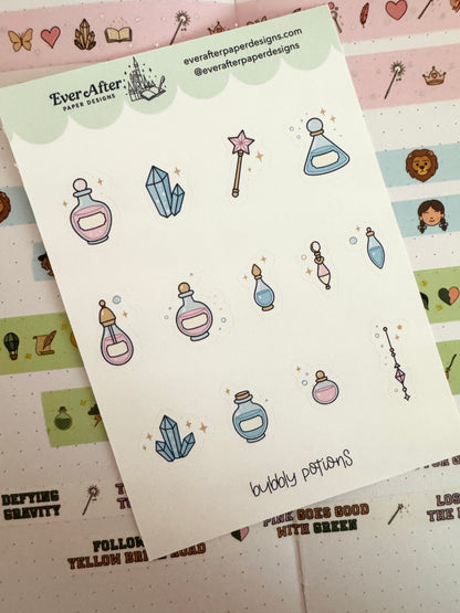 Bubbly Potions Sticker Sheet