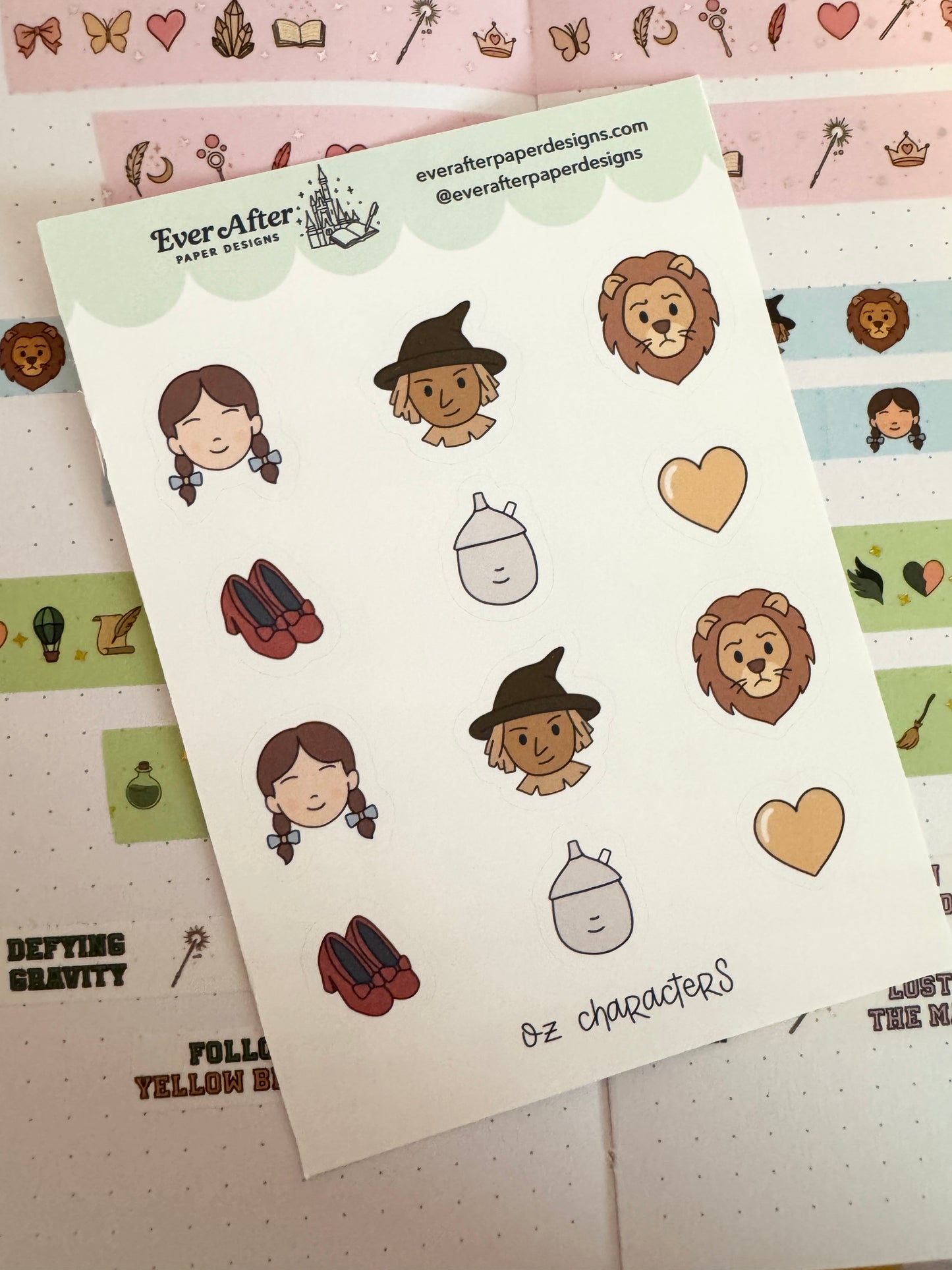 Oz Characters Sticker Sheet
