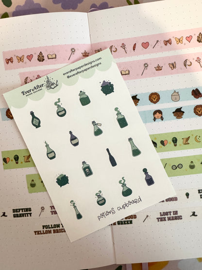 Potions Cupboard Sticker Sheet