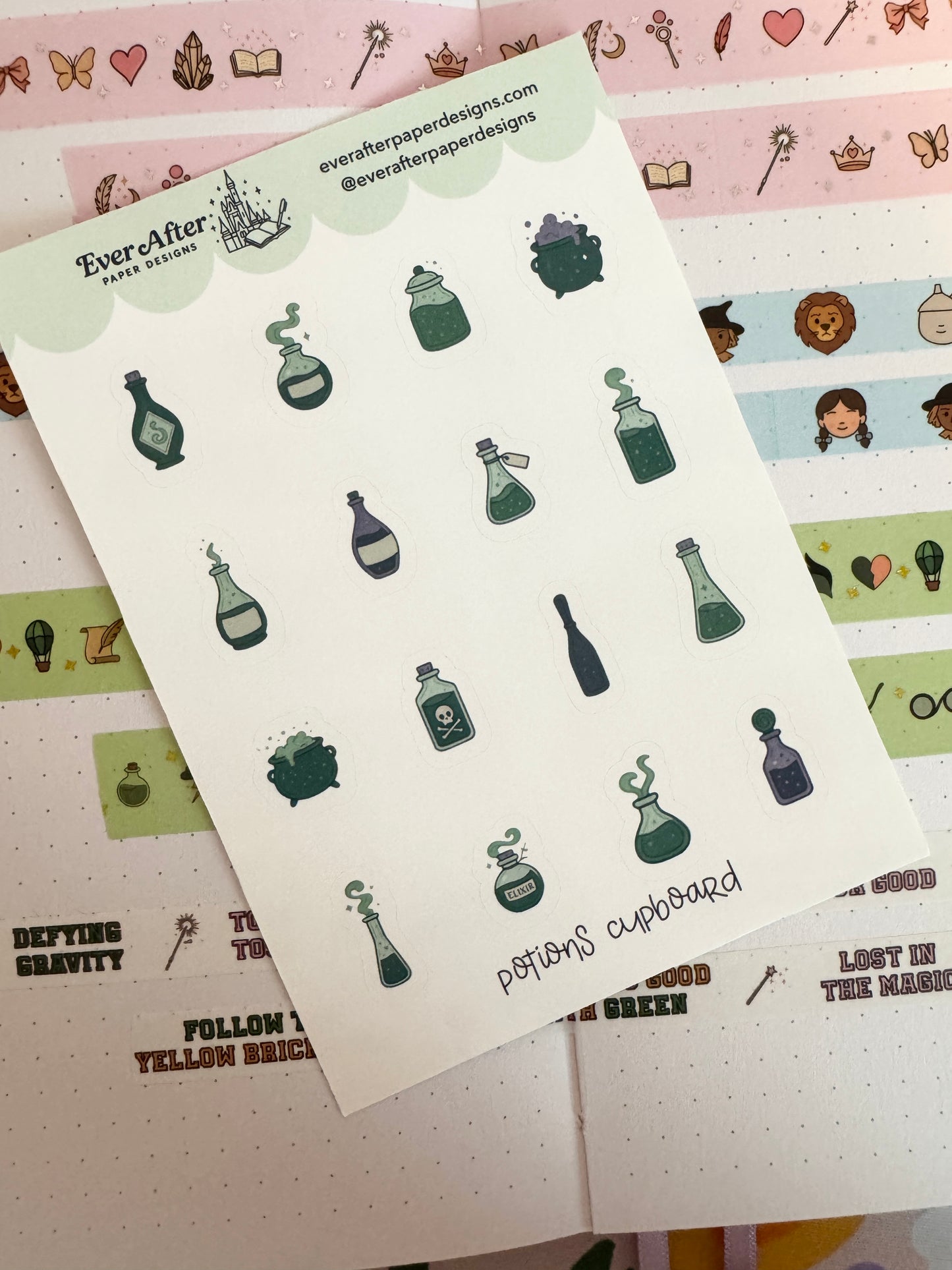 Potions Cupboard Sticker Sheet