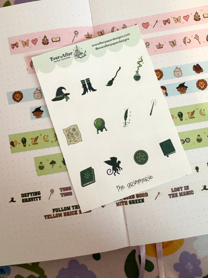 The Grimmerie Sticker Sheet