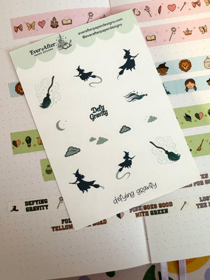 Defying Gravity Sticker Sheet