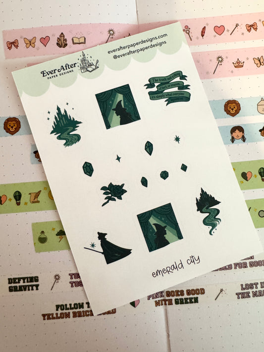Emerald City Sticker Sheet
