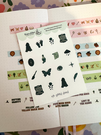 No Good Deed Sticker Sheet