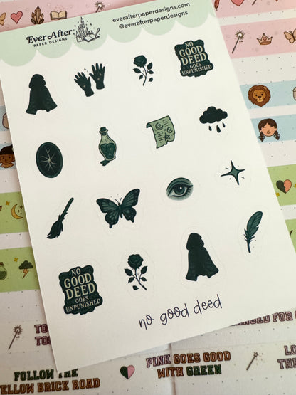 No Good Deed Sticker Sheet