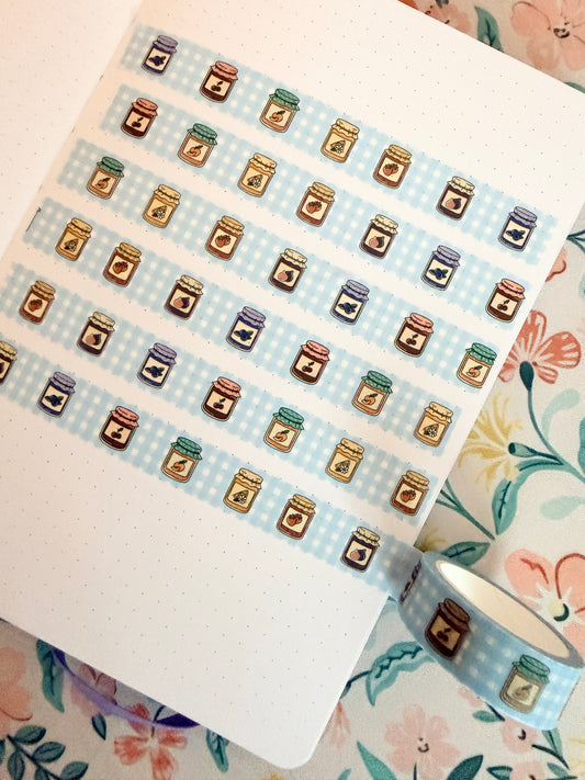 15mm Jam Jar Washi Tape