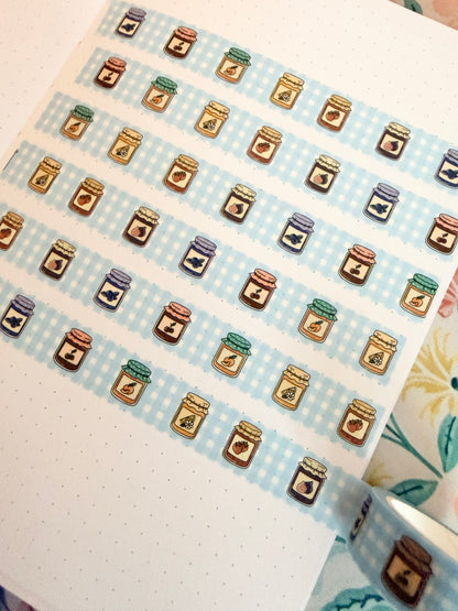 15mm Jam Jar Washi Tape