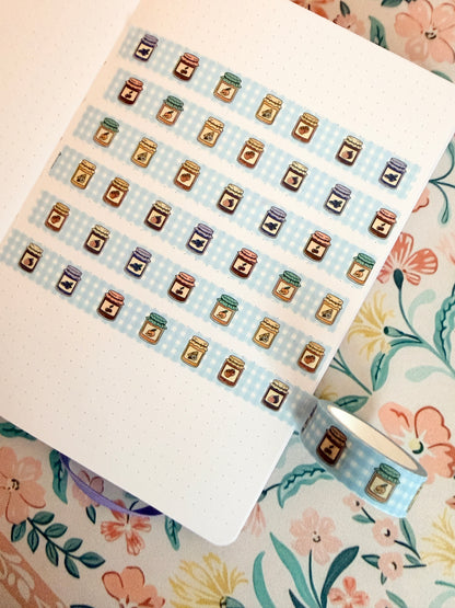 15mm Jam Jar Washi Tape