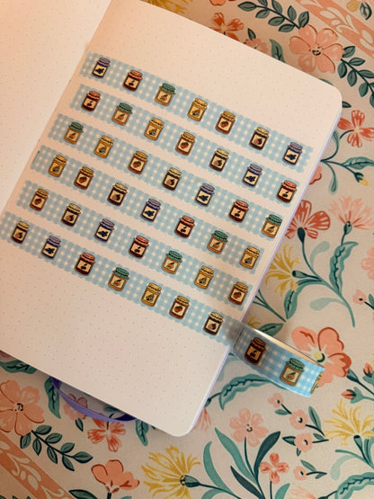 15mm Jam Jar Washi Tape