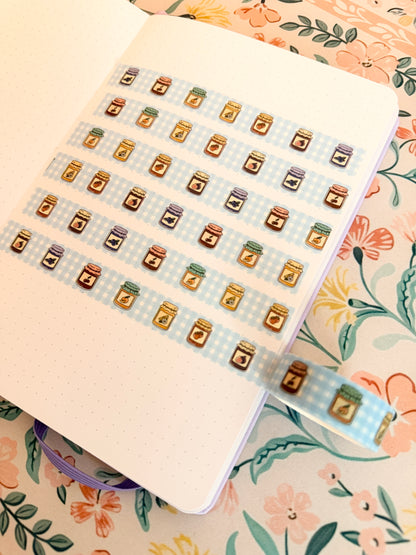 15mm Jam Jar Washi Tape