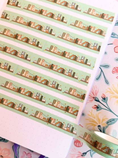 15mm New Chapters Gold Foiled Washi Tape