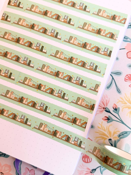 15mm New Chapters Gold Foiled Washi Tape