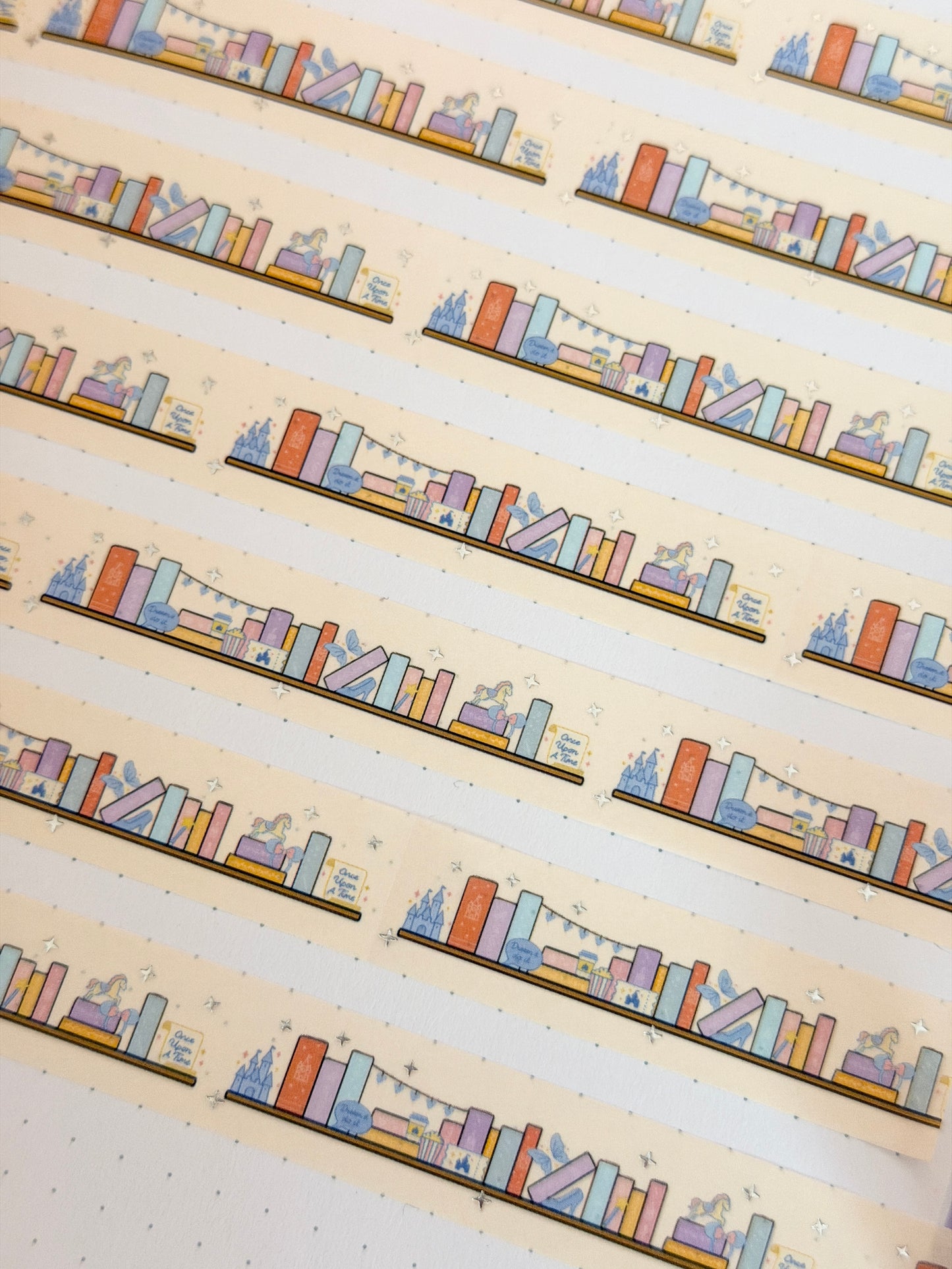 15mm Magic Between The Pages Silver Foiled Washi Tape
