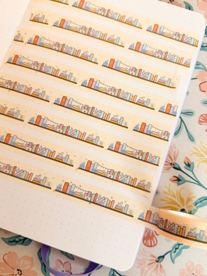 15mm Magic Between The Pages Silver Foiled Washi Tape