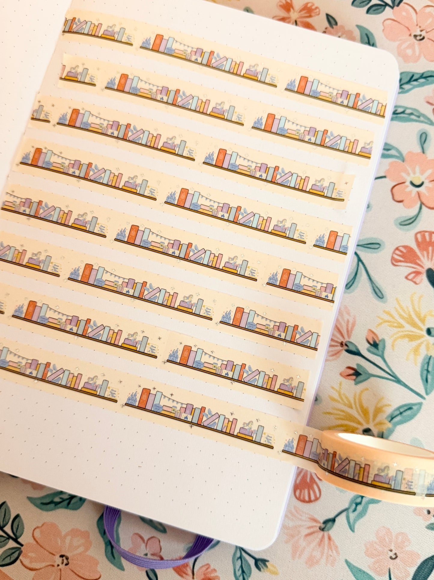 15mm Magic Between The Pages Silver Foiled Washi Tape