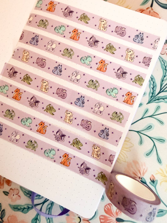 15mm Dragons Washi Tape
