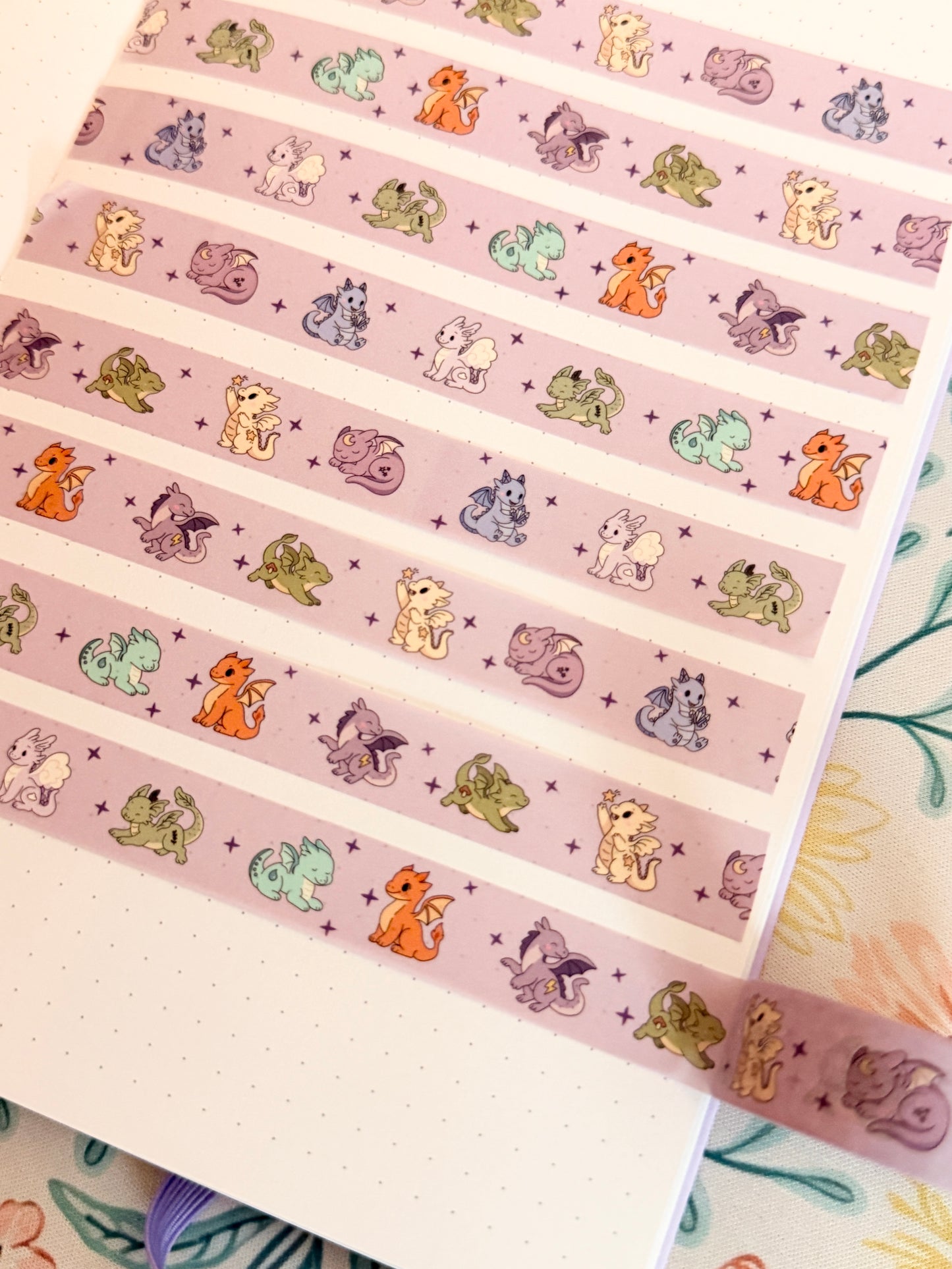 15mm Dragons Washi Tape
