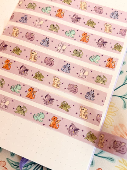 15mm Dragons Washi Tape