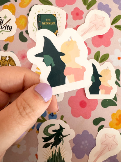 Wicked Besties Clear Sticker