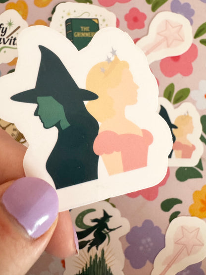 Wicked Besties Clear Sticker